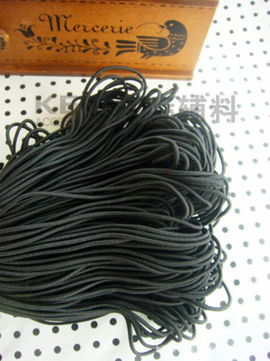 3mm與3.5mm松緊繩現貨熱銷 黑白經典，助力服裝輔料高效生產